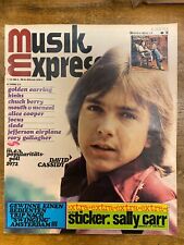 Musik Express 1973 Nr. 1  TOP Zustand Verlag Poster Alice Cooper + Sticker