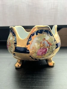 Limoge Design Decorative porcelain Large Candy condiment Type Bowl - Picture 1 of 9