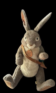 vintage Elegante By Dakin 1983 Uncle Jacques 23" RABBIT Jointed Plush Handmade - Picture 1 of 9
