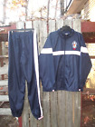 Us Army National Guard Rsp Blue Track Suit Windbeaker Pants Jacket Size Xl Nos