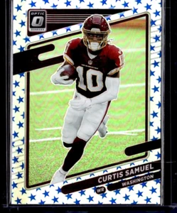 CURTIS SAMUEL 2021 OPTIC HOLO **STARS** PRIZM - SP - π₯π₯ WASHINGTON COMMANDERS - Picture 1 of 2