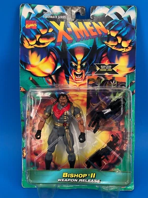 NUEVO ToyBiz 1996 X-Men Flashback Serie Bishop II Figura de Acción con Arma Foto 1 de 3