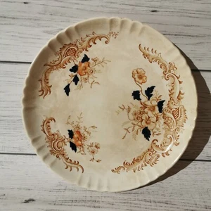 19th century 1800s antique plate by G T Mountford, Stoke. Seville pattern.  - Picture 1 of 7
