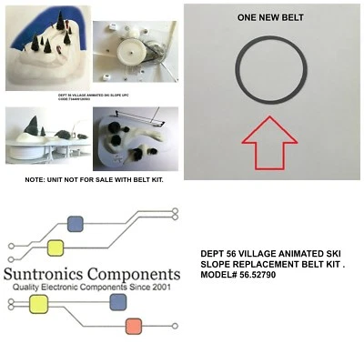 Dept 56 -Village Animated Ski Slope Model#56.52790 Replacement Belt Kit  - Image 1 of 3