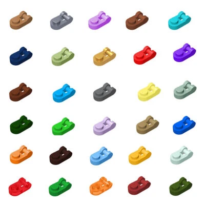 100x Part 26047 Plate Round 1x1 with Bar Handle - Lego Compatible Pieces & Parts - Image 1 of 4