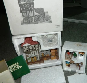 1986 Department 56 Dickens Village Blythe Pond Mill House 6508-0 & BONUSARTIKEL - Bild 1 von 9