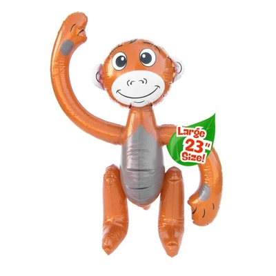 Blow Up Float Kids Toys Inflatable Monkey Pool Floats Party Favor Birthday Decor - Image 1 of 4