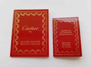 CARTIER Guarantee Warranty Set (Unwritten) per PANTHERE - Anni '90 - Imagen 1 de 2