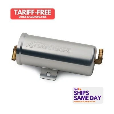 Proform 69528, One Natural Aluminum Radiator Overflow Can Billet Natural Finish  - Image 1 of 4