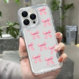 Stoßfeste klare weiche Schleife TPU Hülle für iPhone 16e 16 Pro Max 15 14 13 12 - Bild 1 von 18