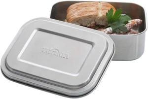Lunch Box I 800, Contenitore per Il Pane in Acciaio Unisex-Adulto, Argento, 800 - Foto 1 di 12
