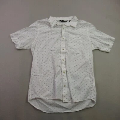 Travis Mathew Shirt Mens Large Short Sleeve Button Front Lightweight White - Image 1 of 4