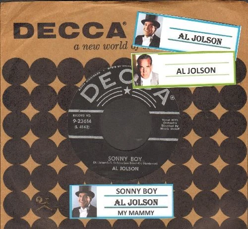 Jolson, Al - Sonny Boy/My Mammy Decca 23614 Star Vinyl 45 rpm Record - Image 1 of 1