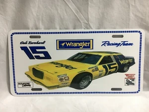 Placa de licencia 15 Ford años 80 WRANGLER Racing Team Dale Earnhardt aspecto vintage - Imagen 1 de 2