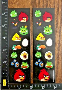 ANGRY BIRDS BY ROVIO, TWO SHEETS BEAUTIFUL STICKERS #ANGRYBIRDS-2 - Picture 1 of 2