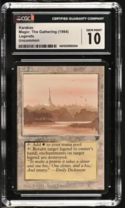 Karakas MTG Legends English CGC 10 MINT Graded Magic Card VINTAGE bgs psa - Picture 1 of 2
