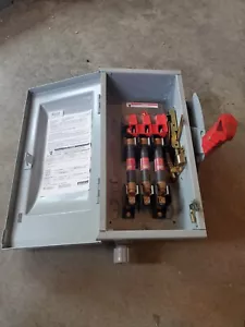 MURRAY HEAVY DUTY SAFETY SWITCH HHN361 NEMA TYPE 1 ENCLOSURE 30 AMP SHIPS TODAY - Picture 1 of 12