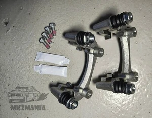 PAIR SIERRA GRANADA 2WD REAR BRAKE CALIPER CARRIER SOLID DISC COSWORTH BRACKET - Picture 1 of 7