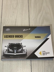 1-28 Pagani Zonda R Formula Racing Car Building Block Manual Only - Picture 1 of 2