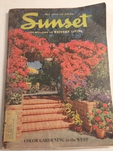 Vintage May 1960 Sunset Magazine Mid Century MCM Steel Architecture - Picture 1 of 11