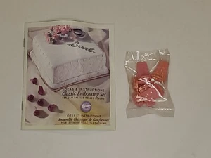 Juego de 6 estampillas clásicas en relieve de colección Wilton 1997 pasta de goma laminada fondant - Imagen 1 de 7