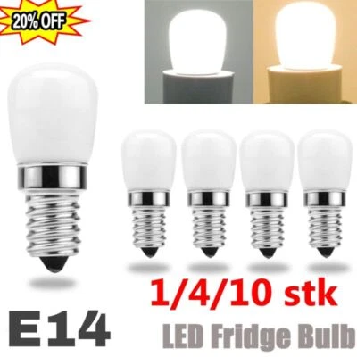 LED Kühlschrankbirne E14 Kühlschranklampe Leuchtmittel Warmweiß-Kaltweiß 2W DE - Bild 1 von 4