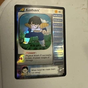 Gohan Rare Foil Personality Card 95 DBZ CCG Dragon Ball Z Score TCG Unlimited MP - Picture 1 of 2