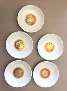 5er Set Rosenthal Björn Wiinblad Studio Line Quatre Couleurs Butterdosen / Gold - Bild 1 von 7