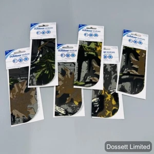 6 Sets of 2 BONDEX Outdoor Restore Iron On 5x7 TREE CAMO Canvas Repair Patches - Picture 1 of 3