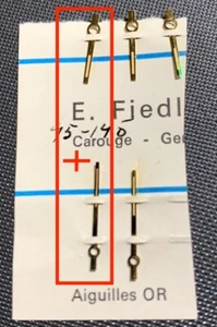 NOS New [ 1 Set = 2 hands ] for Rolex 95 140 Gold OLD STOCK - Imagen 1 de 2