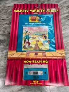 Mickey's Variety Series The Magic Boomerang Book and Cassette NOS - Picture 1 of 4