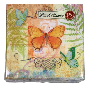 Rainforest Butterfly Beverage Napkins - Picture 1 of 1