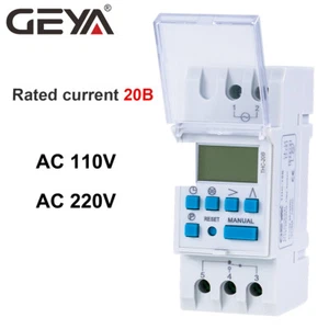 Astronomical Timer Switch LCD Display20A Timing Control Latitude Switch 110/220V - Picture 1 of 11