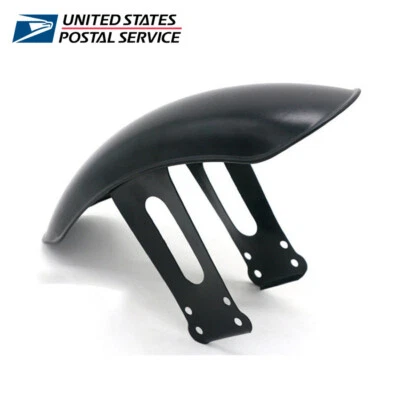 Motorcycle Motorbike Iron Front Fender Mud Fender Black For Honda CG125 US Stock - Image 1 of 4