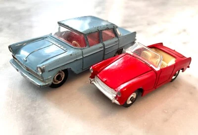Opel Kapitan e Austin Healey Sprite  Dinky Toys - Immagine 1 di 4