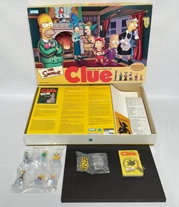The Simpson CLUE Board Game NEW Open Box 2002 - Picture 1 of 12