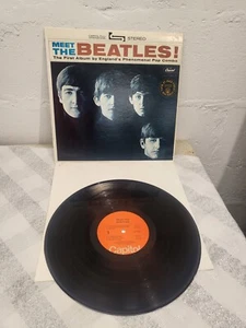 MEET THE BEATLES ORIGINAL 1964 CAPITOL RECORDS ST-2047 STEREO LP VG+ - Picture 1 of 4