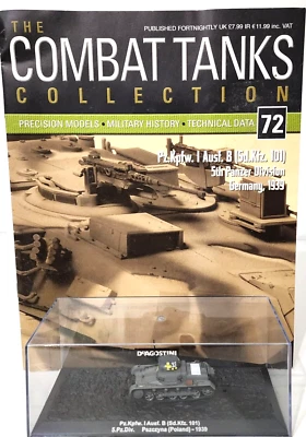 WW2 Tanks 1:72 Ausf. B. (Sd.Kfz. 101). 5.Pz.Div. Pszczyna Poland 1939 #72 - Image 1 of 4