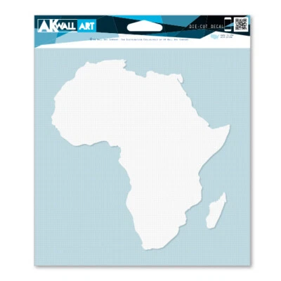 AK STICKERS Africa Shape Continent - Vinyl Decal Outdoor Weatherproof