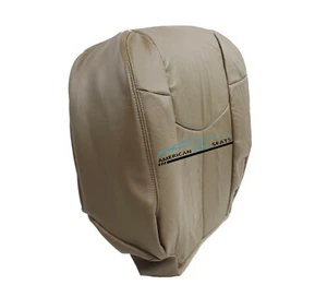 Driver Bottom Leather Seat Cover 02 Compatible with Chevy Avalanche 1500Base Cab - Picture 1 of 5