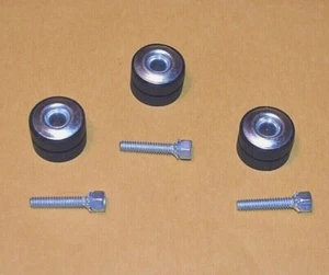 Set 3 GM Windshield Wiper Motor Grommets & Bolts With Correct Head Mark of B&H - Picture 1 of 9