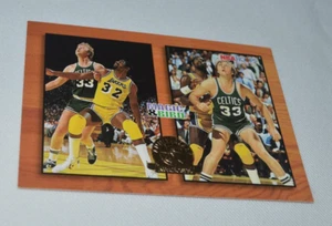 1994 SKYBOX - EARVIN ( MAGIC ) JOHNSON & LARRY BIRD GOLD ANNIVERSARY CARD MB1 - Picture 1 of 5