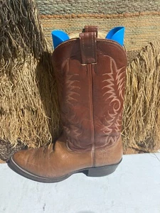 Herren Nocona Braun Leder Western Cowboy Stiefel Größe 10D Stil Nr.  3717C - Bild 1 von 7