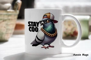 Pigeon Stay Coo Novelty mug gift Cool - Picture 1 of 5