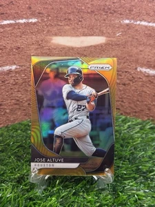 2020 Panini Prizm Prizms Neon Orange #221 Jose Altuve 091/100 Astros - Picture 1 of 2