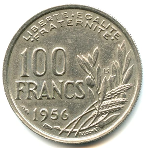 100 francs Cochet 1956 B n°5644 - Foto 1 di 2