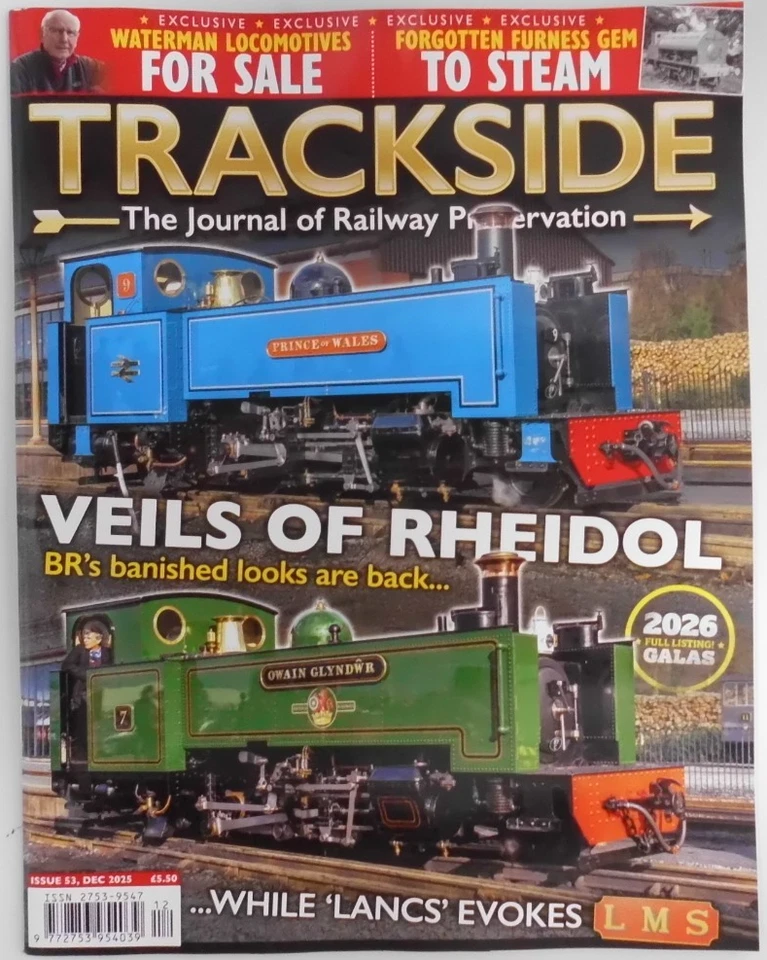 Trackside magazine Dec 2025 BR's banished looks are back at Vale of Rheidol - Image 1 of 1