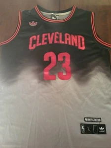 Lebron James Adidas Limited Edition Cleveland Cavaliers Jersey - Men's Large - Picture 1 of 7