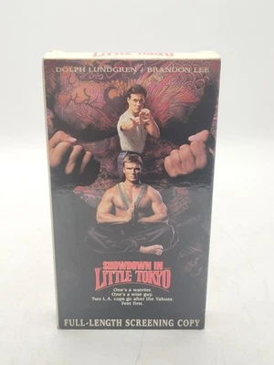 RARE-Showdown In Little Tokyo-VHS-FULL LENGTH SCREENING COPY-Bran.Lee D.Lundgren - Image 1 of 4
