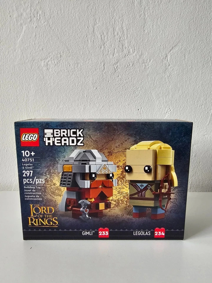 LEGO BrickHeadz 40751 Legolas & Gimli The Lord of the Rings (Retired Product) - Image 1 of 1